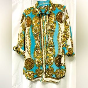 Women’s Multi-colored shirt. Medium. Never worn